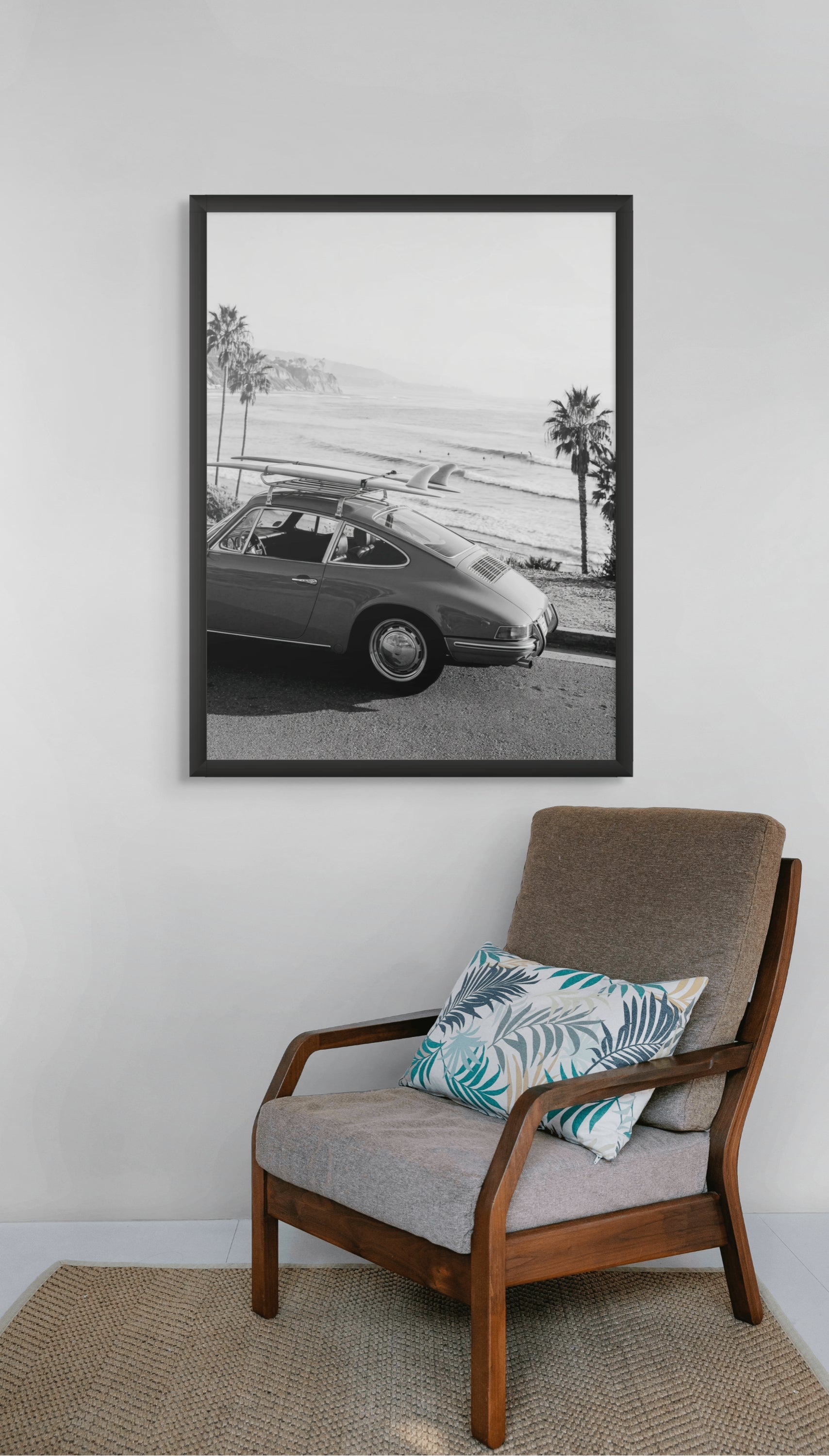 Motor Wanddecoratie Chrome Golven – Stoere Canvas Woonkamer Print