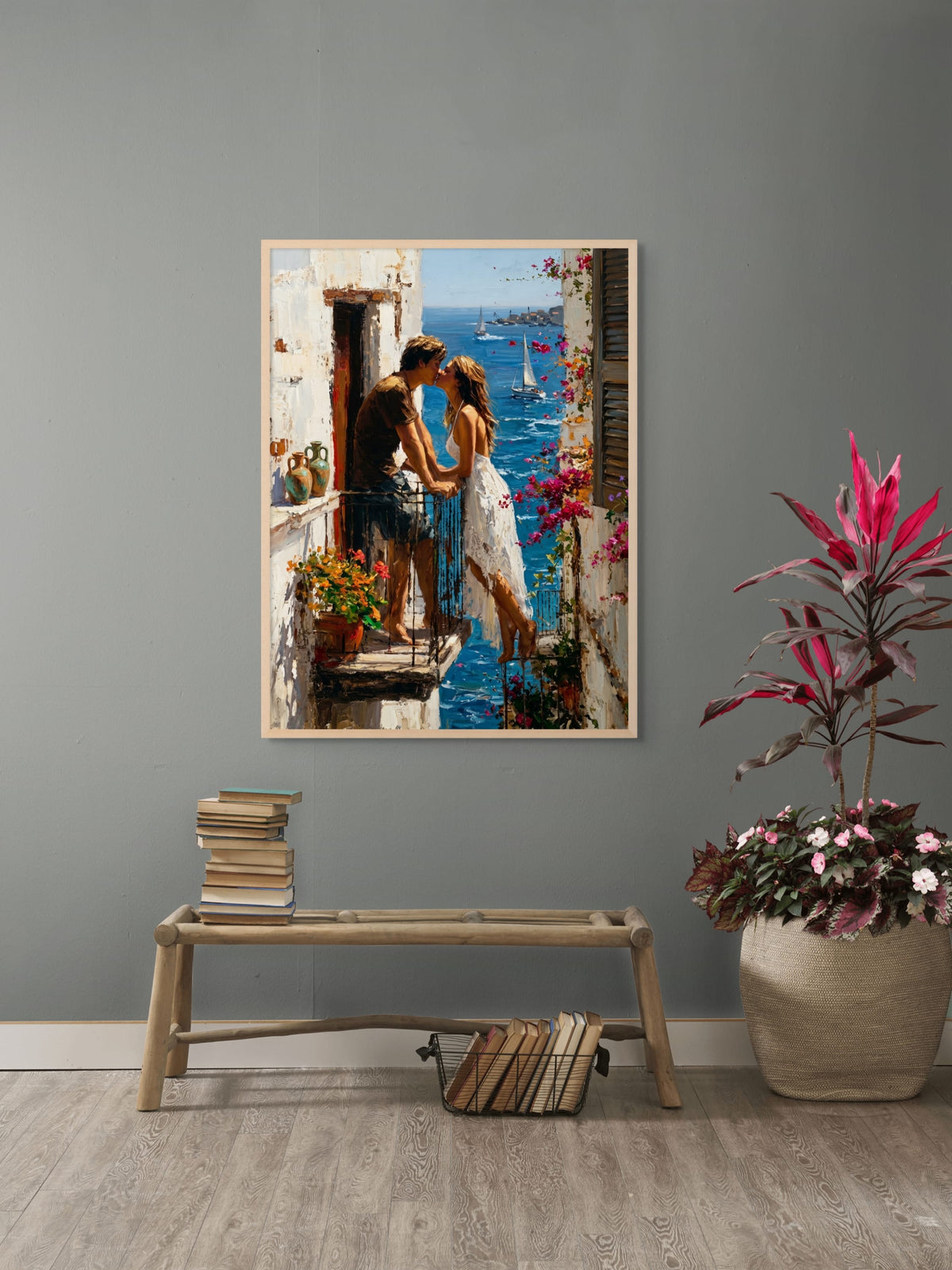 Amalfi Kiss Escape Wanddecoratie | ArtifyCanvas
