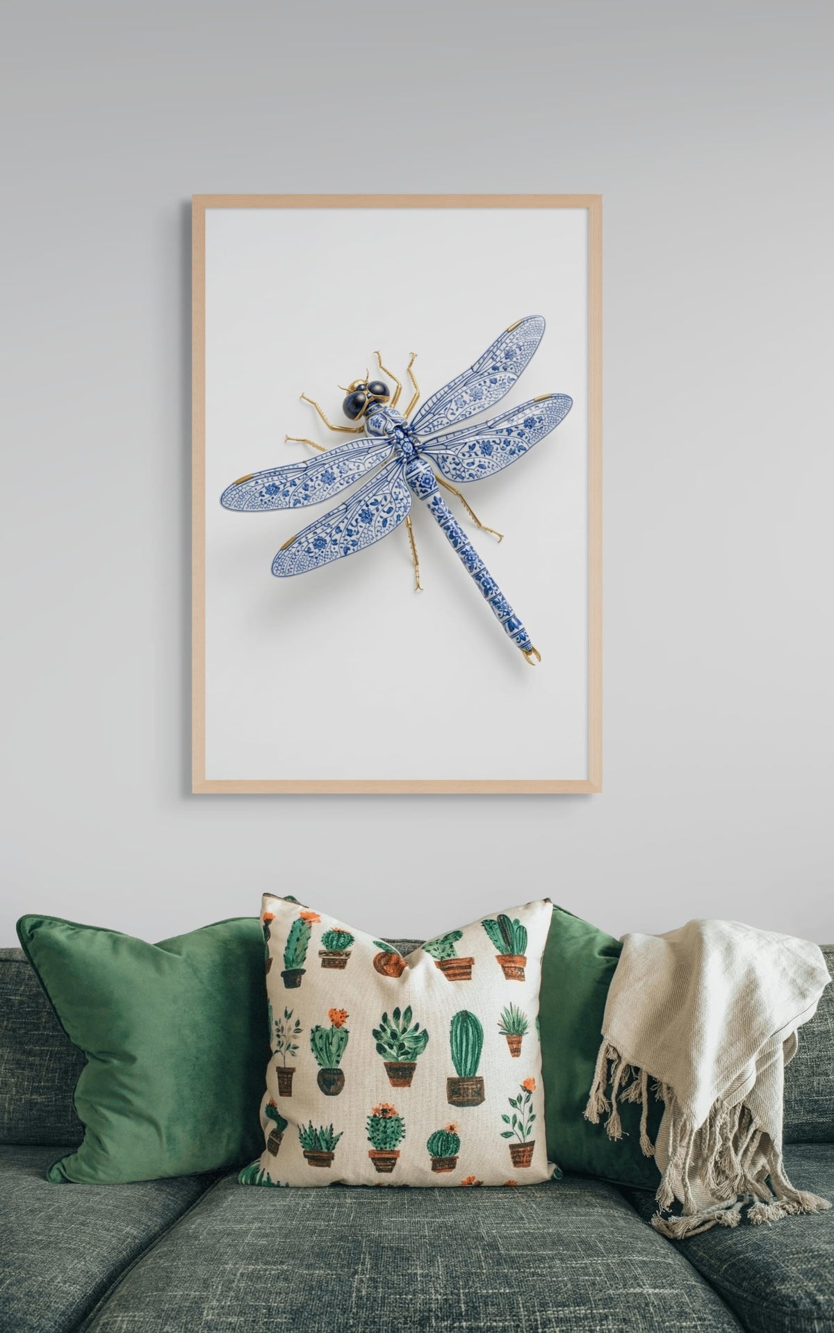 Libelle van Delfts Licht Schilderij