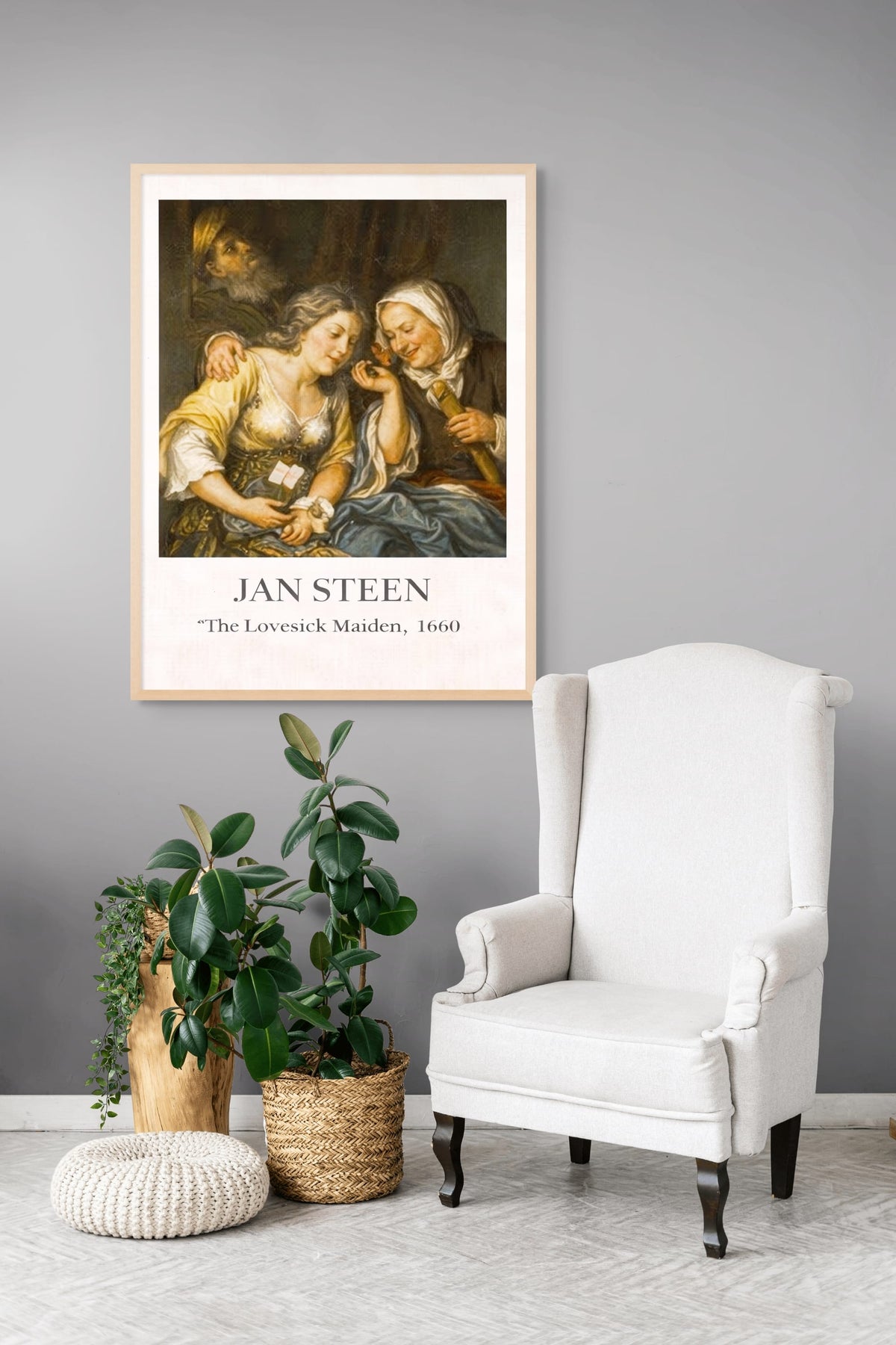 Geflüster bei Kerzenlicht – Wandbild auf Leinwand, Aluminium oder Poster