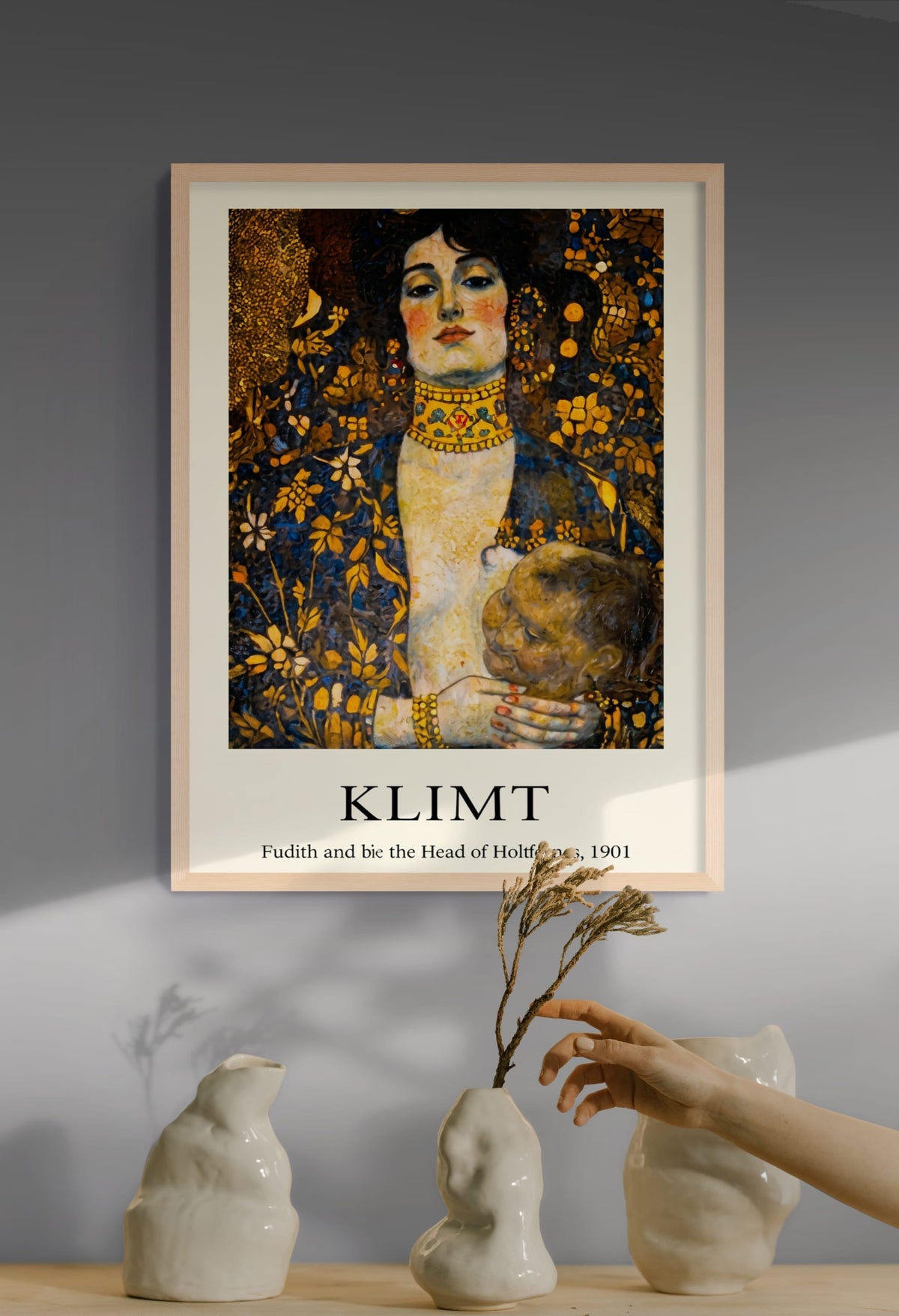 Golden Gaze with Dark Seduction Wall Art