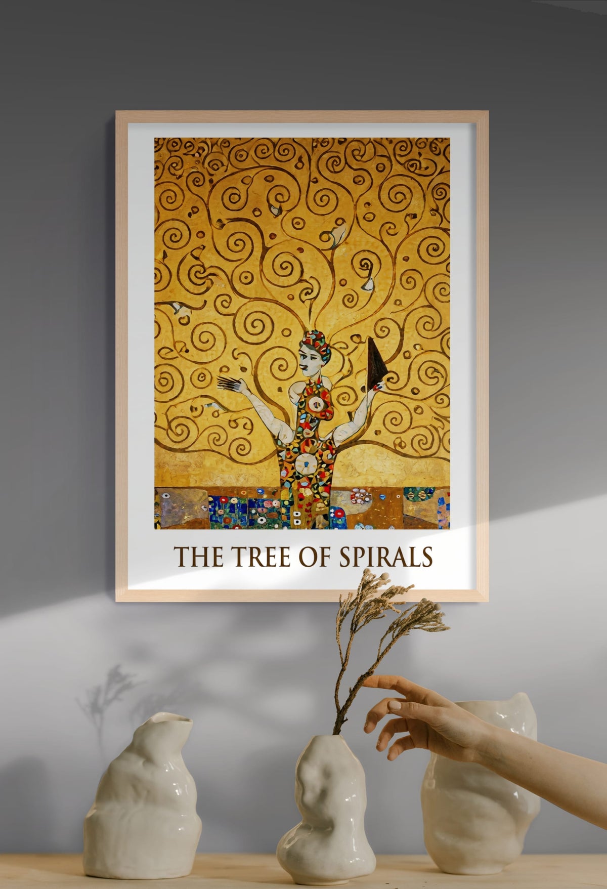 Golden Dream Tree of Secrets Wall Art