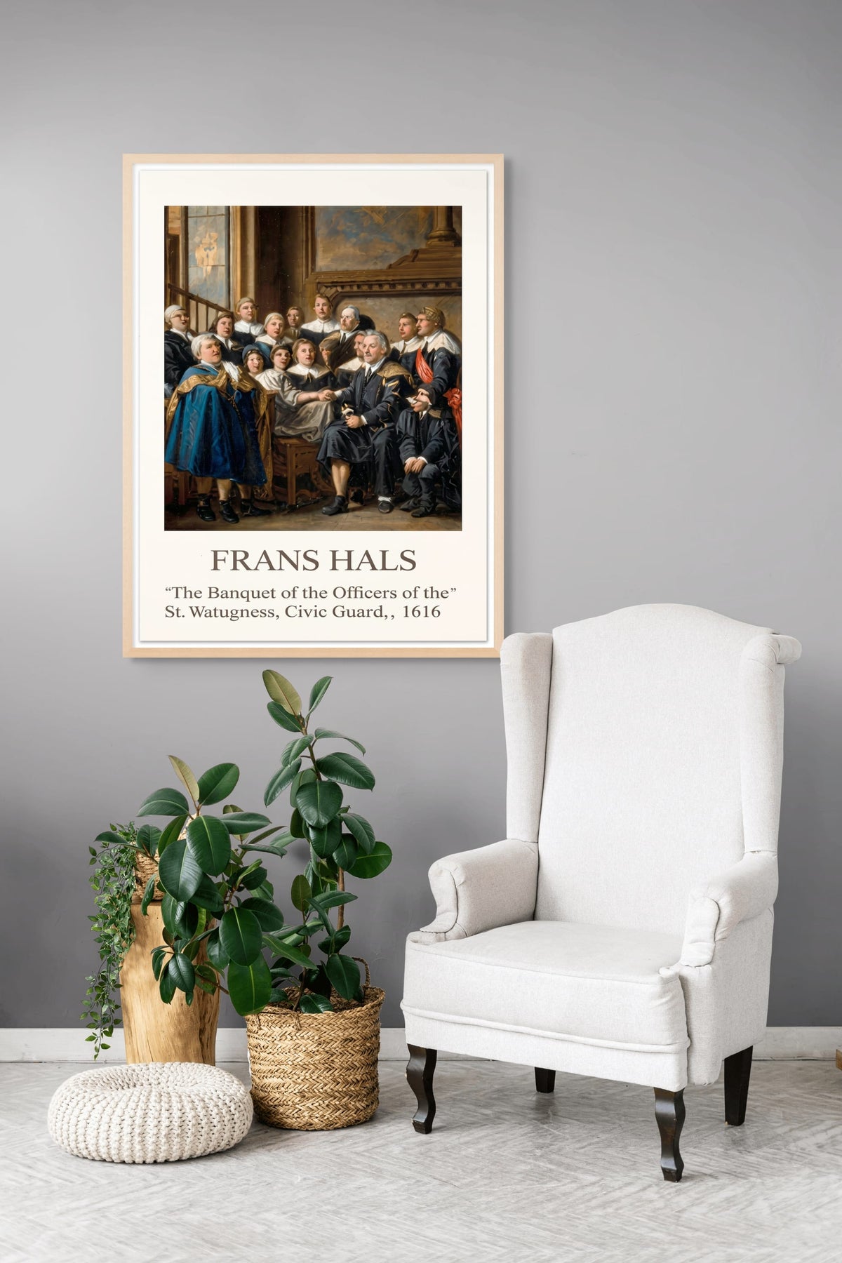 Goldener Toast im dunklen Saal – Wandbild auf Leinwand, Aluminium oder Poster