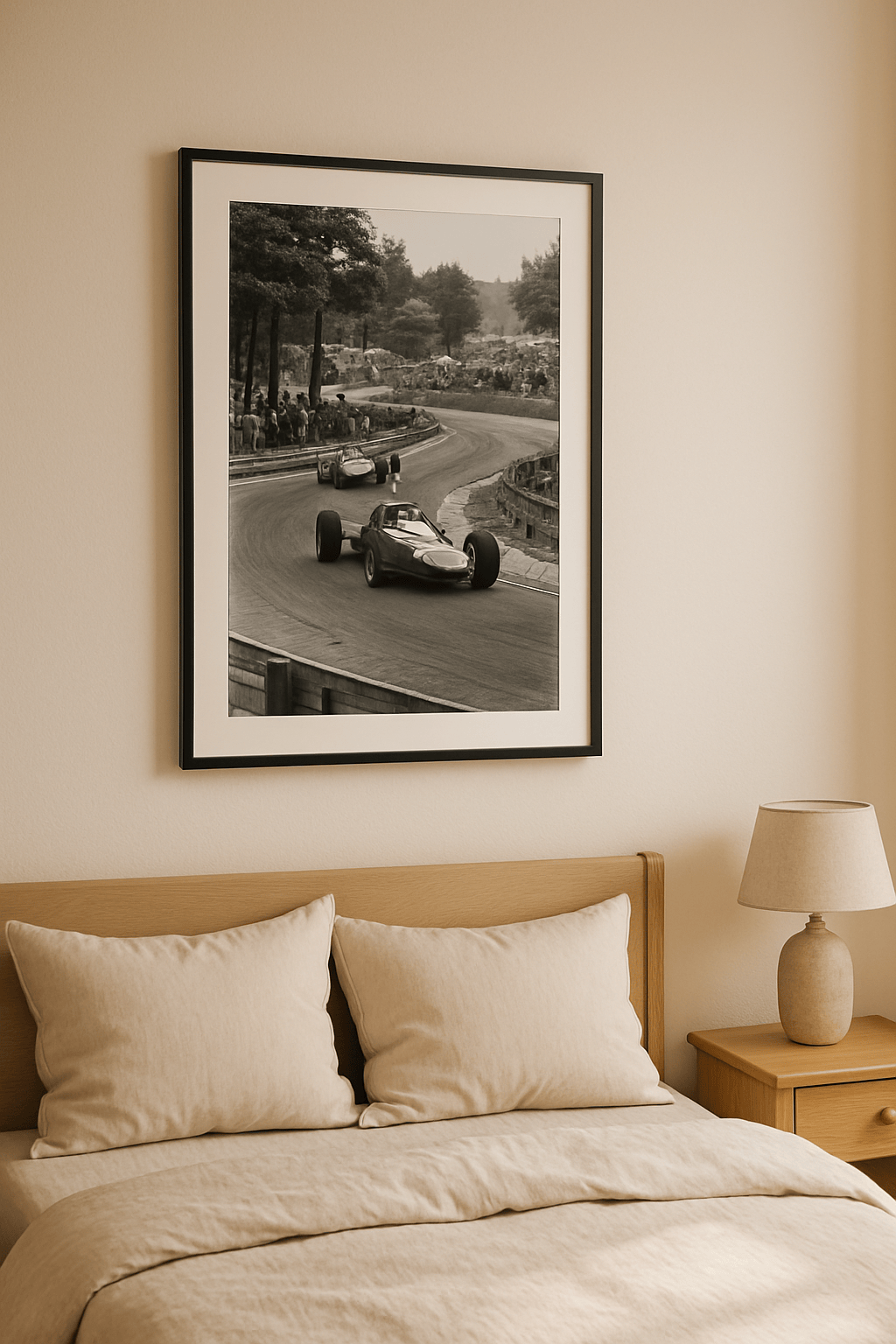 Groene Legende Schilderij — sfeerbeeld in interieur