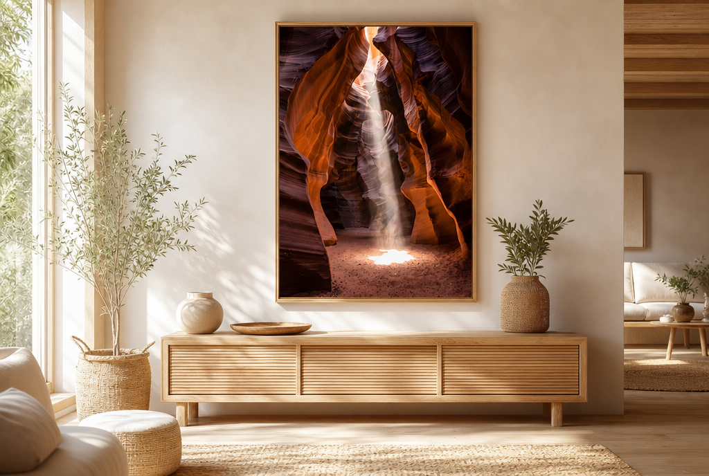 Upper Antelope Canyon Zonnestraal Schilderij