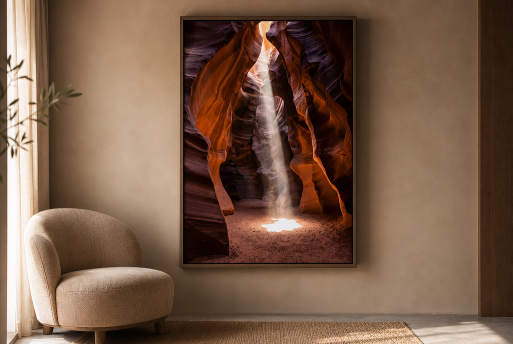 Upper Antelope Canyon Zonnestraal Schilderij