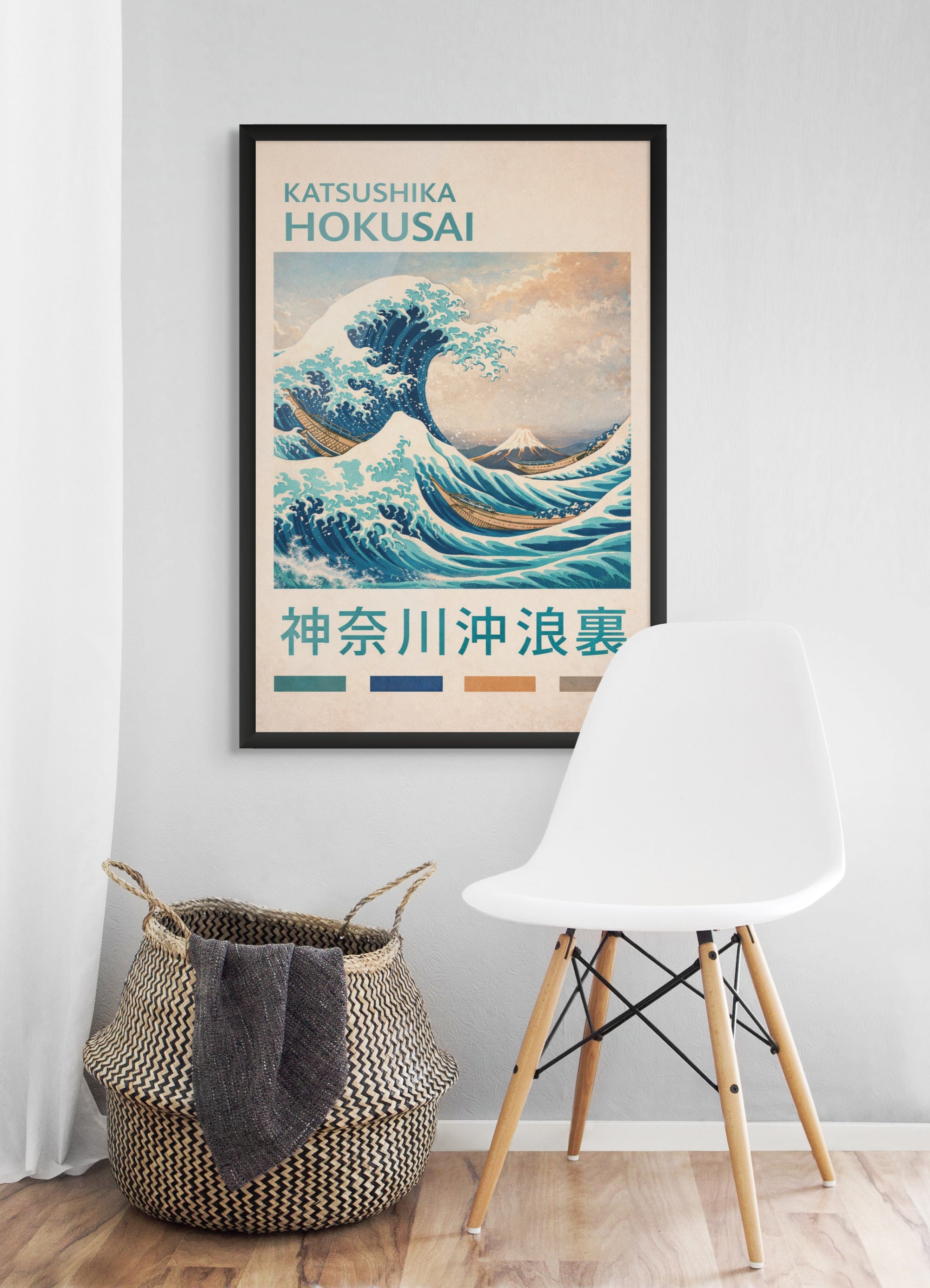 Die Große Welle – Wandbild auf Leinwand, Aluminium oder Poster