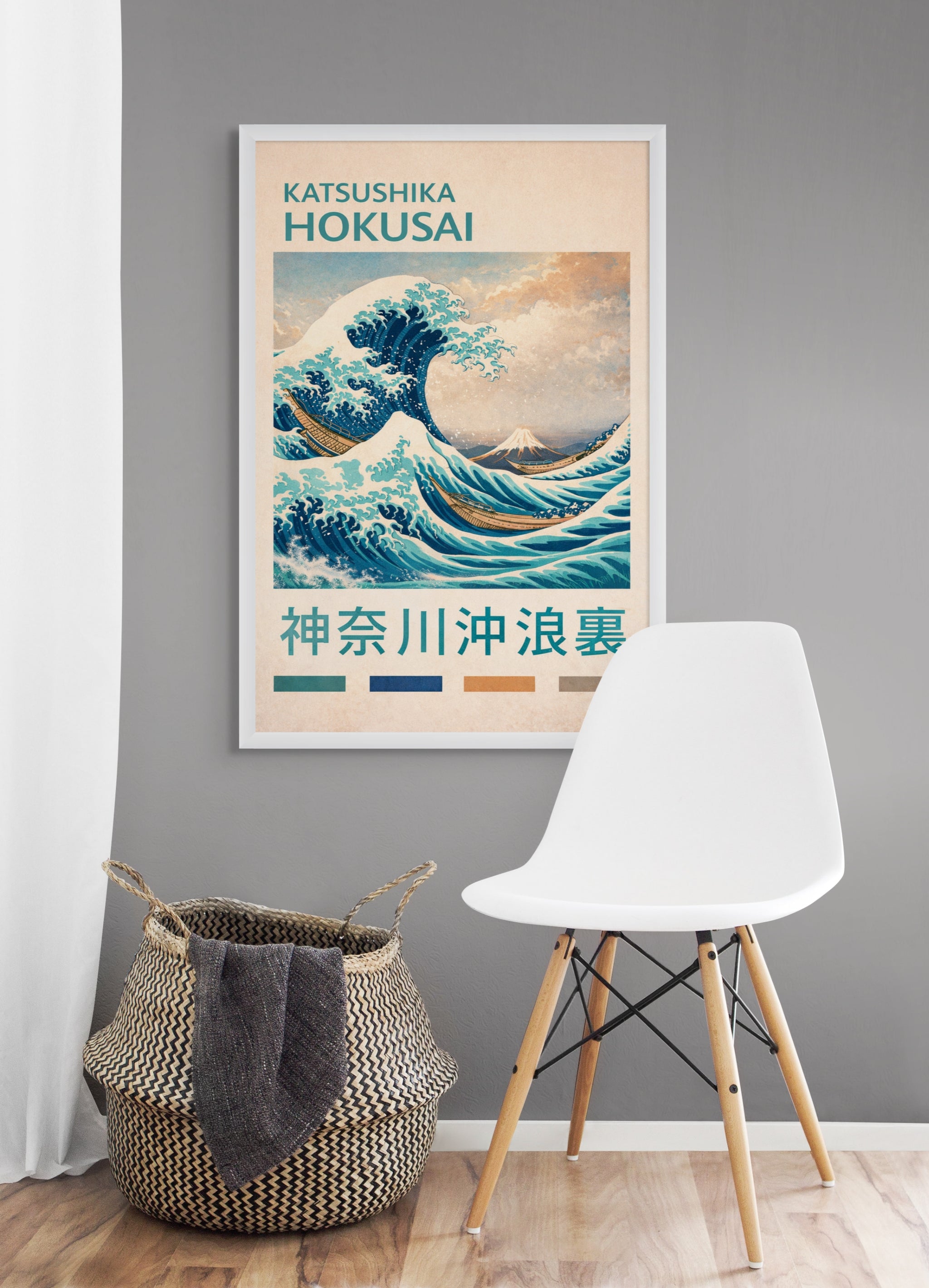Die Große Welle – Wandbild auf Leinwand, Aluminium oder Poster