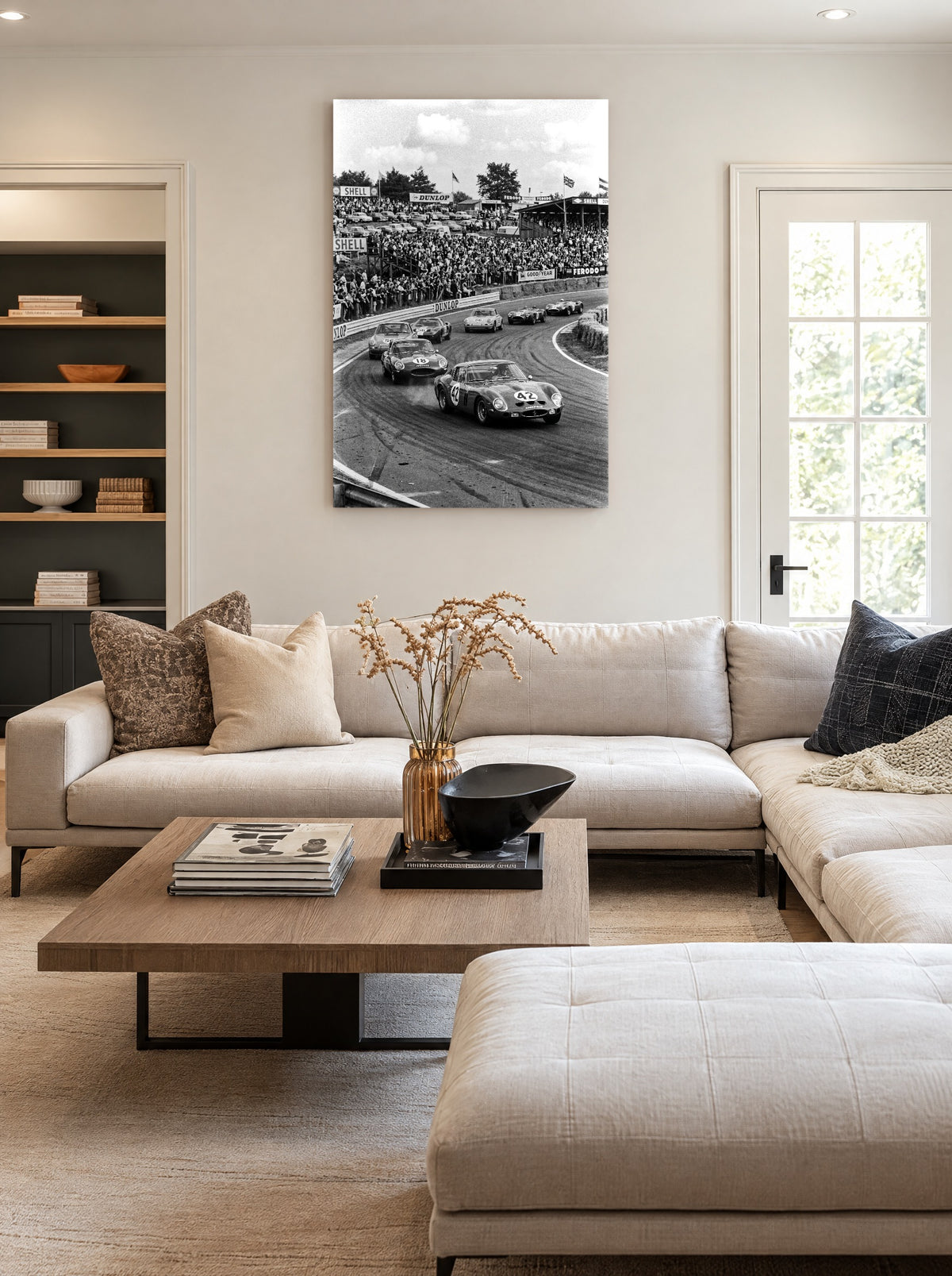 Klassieke Coupe Parade als canvas zonder lijst aan de muur