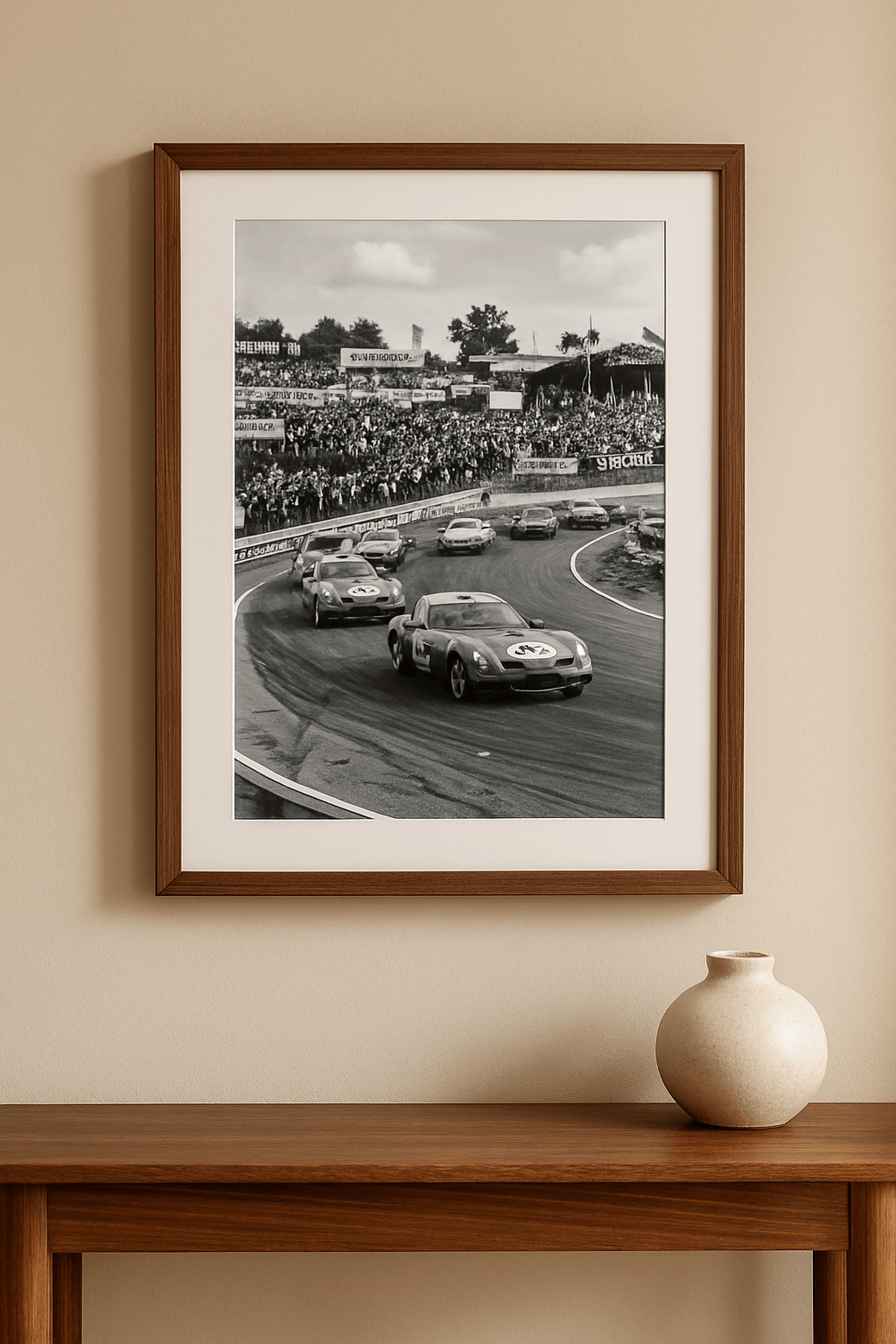 Klassieke Coupe Parade Schilderij — sfeerbeeld in interieur