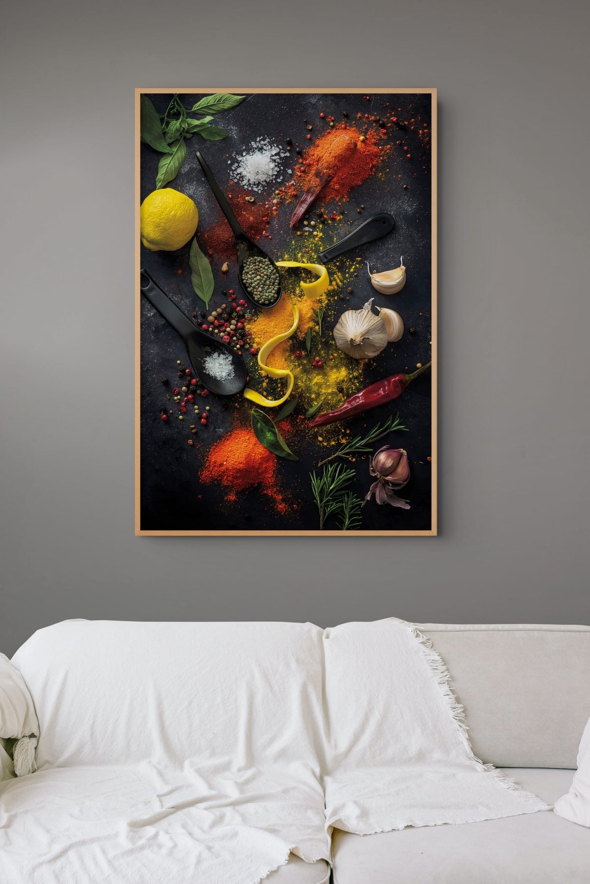 Kleuren van de Keuken Schilderij
