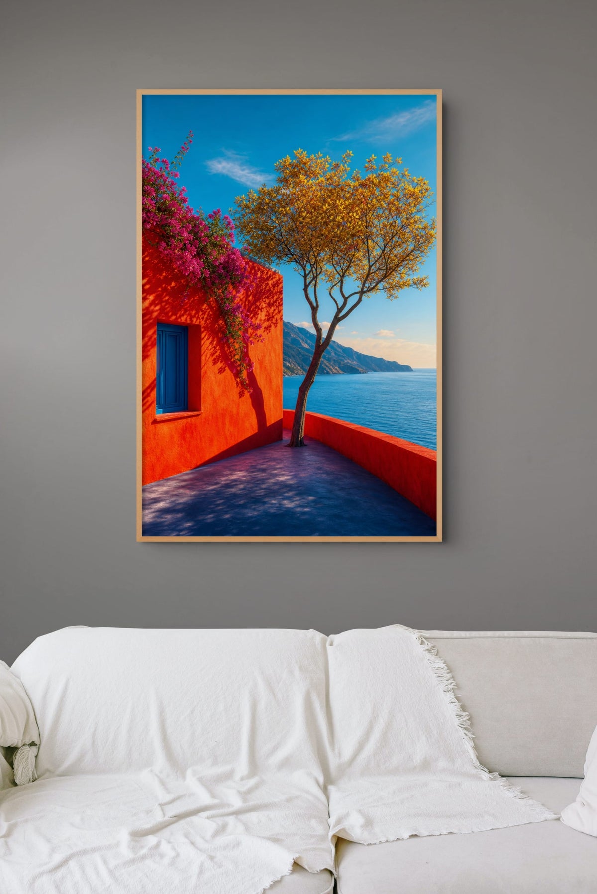 Mediterrane Kleurenpracht Schilderij