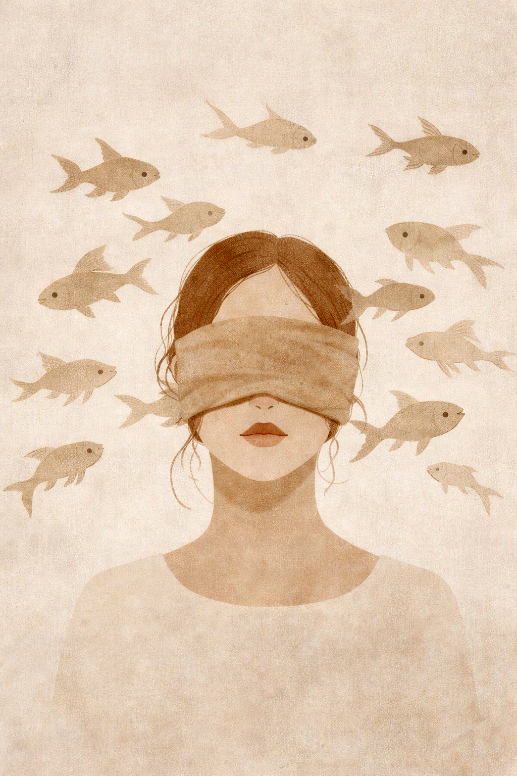 Schilderachtig beeld van een meisje aan zee in witte jurk met rode bloemen in het haar