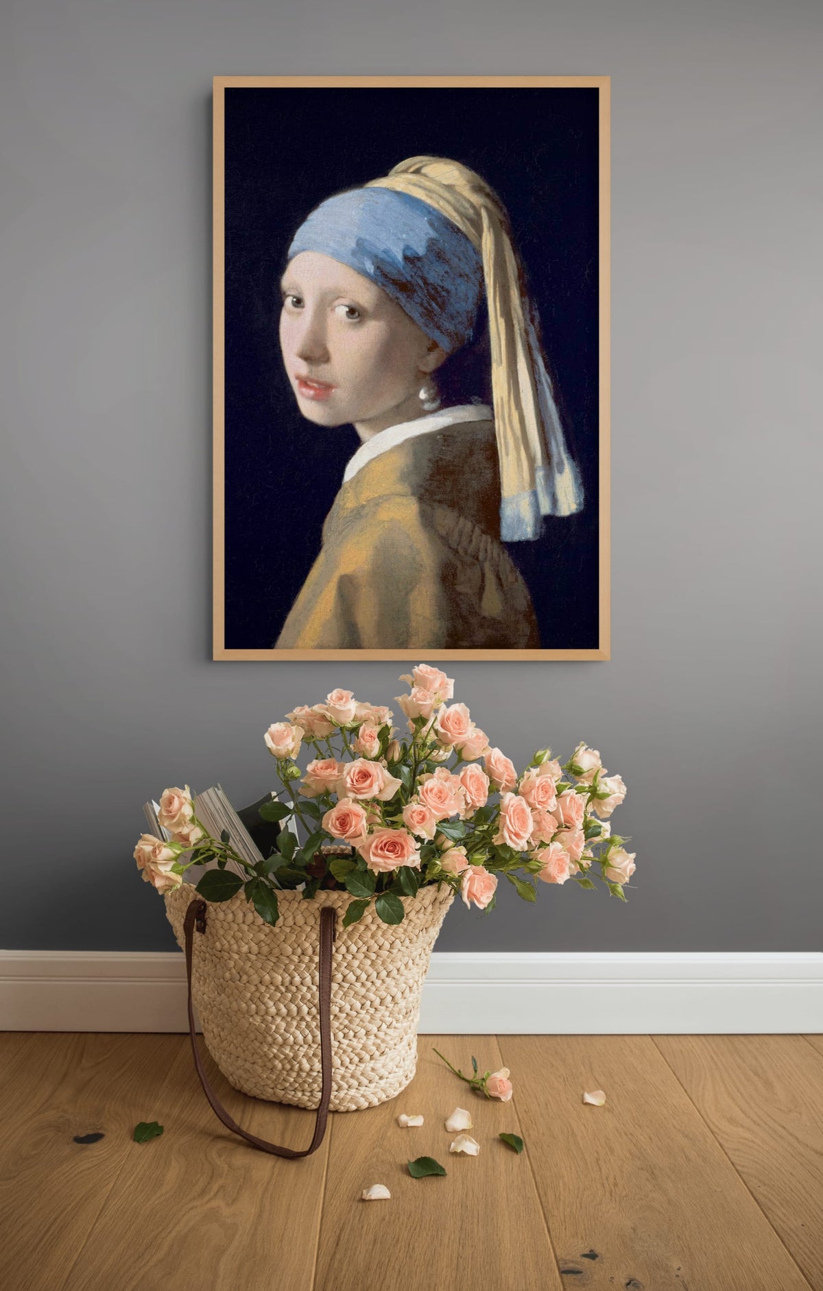 Meisje met de Parel Schilderij