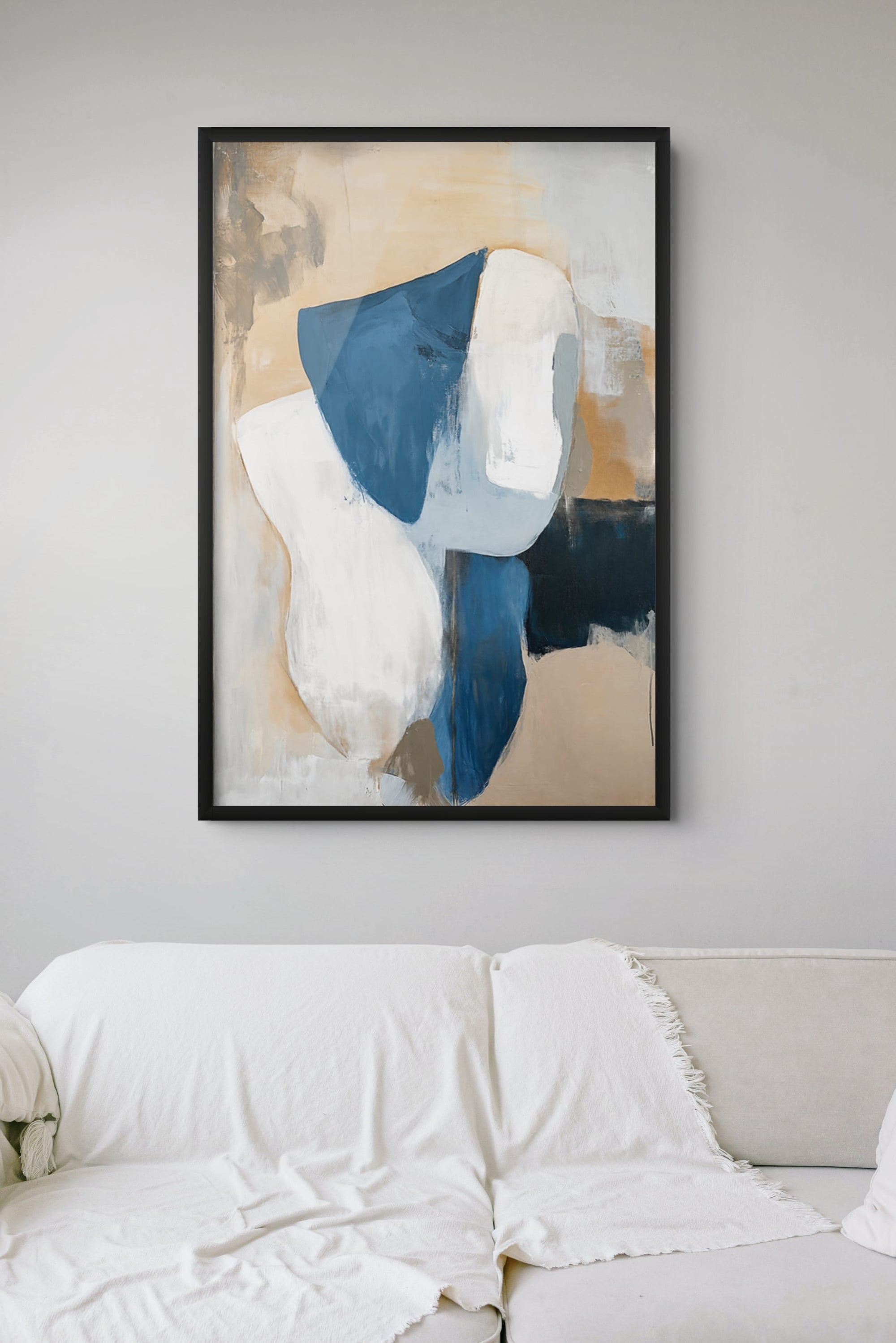 Stylish Fashion Portrait in Silhouette Wall Art