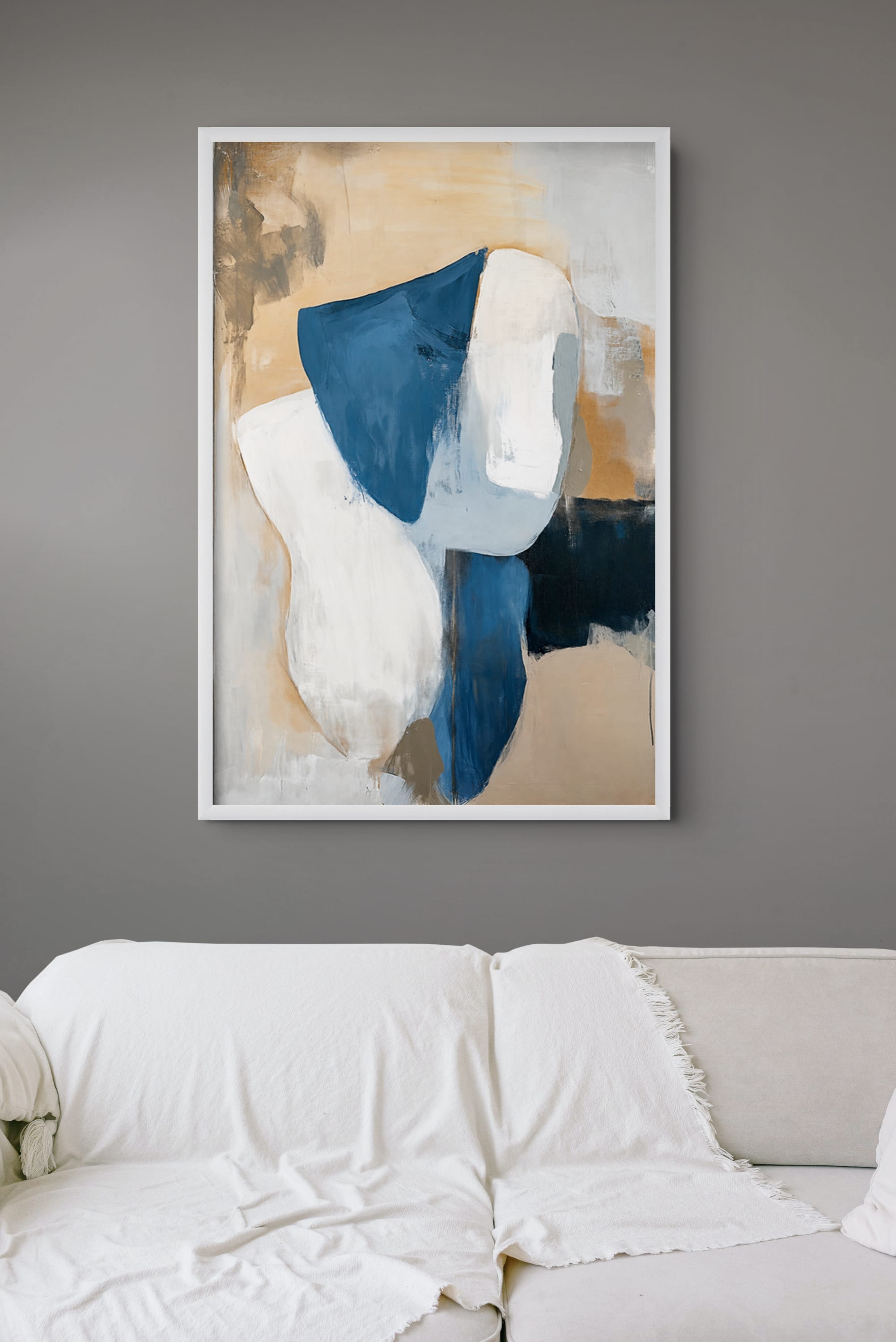 Stylish Fashion Portrait in Silhouette Wall Art