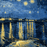 nigt over the rhone