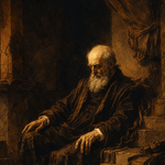 philosopher in meditation