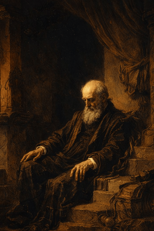 philosopher in meditation