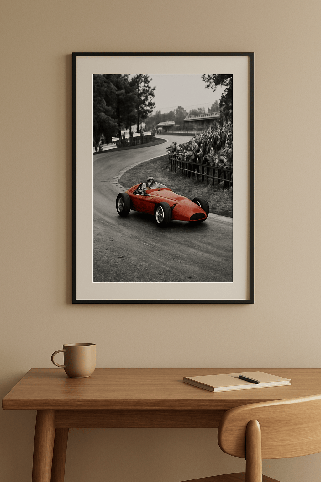 Rode Maestro Schilderij — sfeerbeeld in interieur