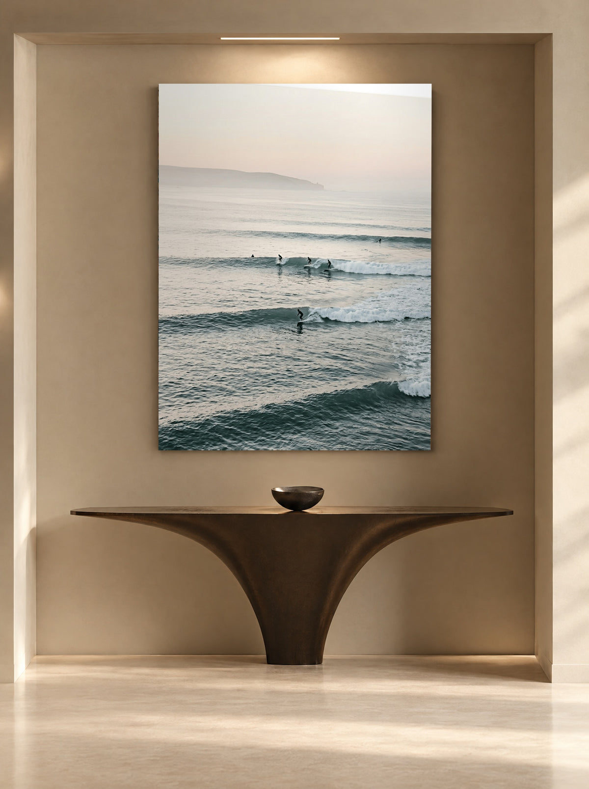Saltwater Daydream als canvas zonder lijst aan de muur