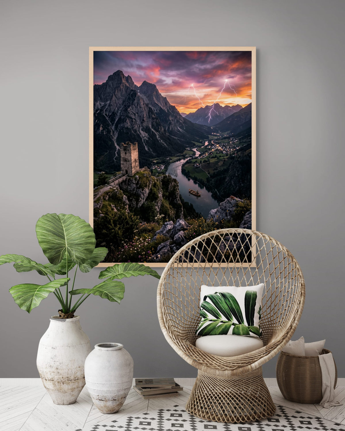 Stormlight Valley Wanddecoratie | ArtifyCanvas