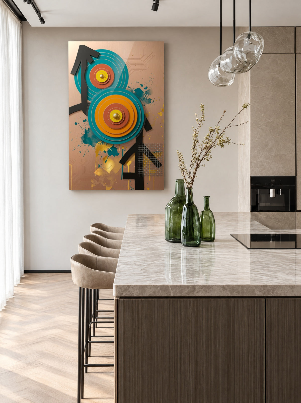 Target Rush Royale als canvas zonder lijst aan de muur