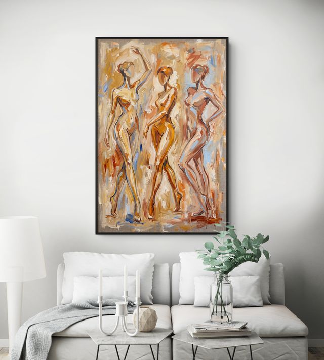 Dancing Shadow Wanddecoratie