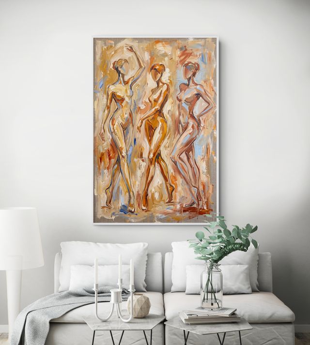Dancing Shadow Wanddecoratie