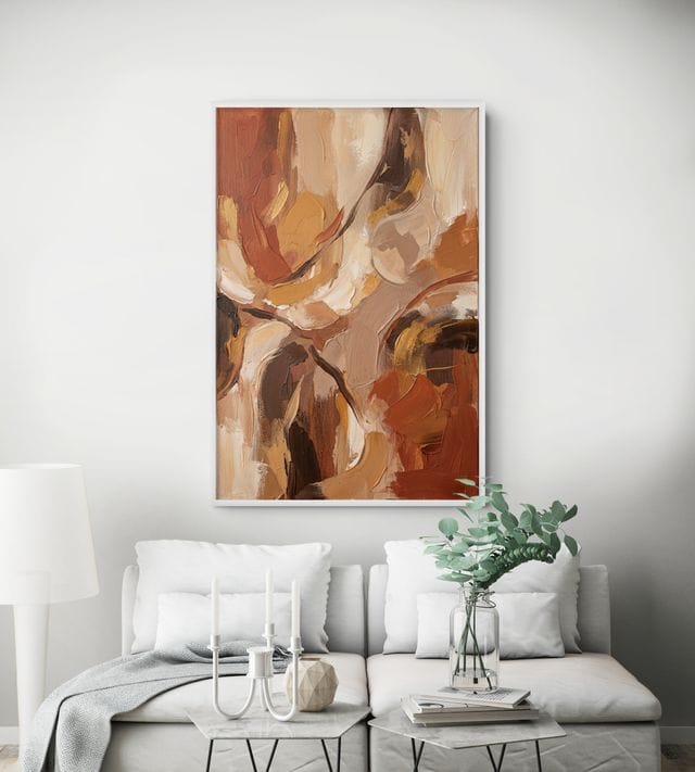Cream Flake Schilderij