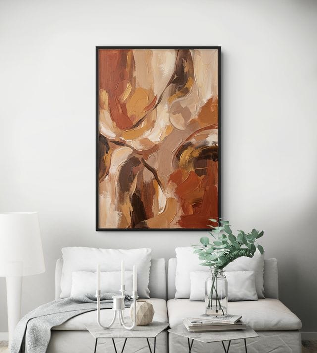 Cream Flake Schilderij