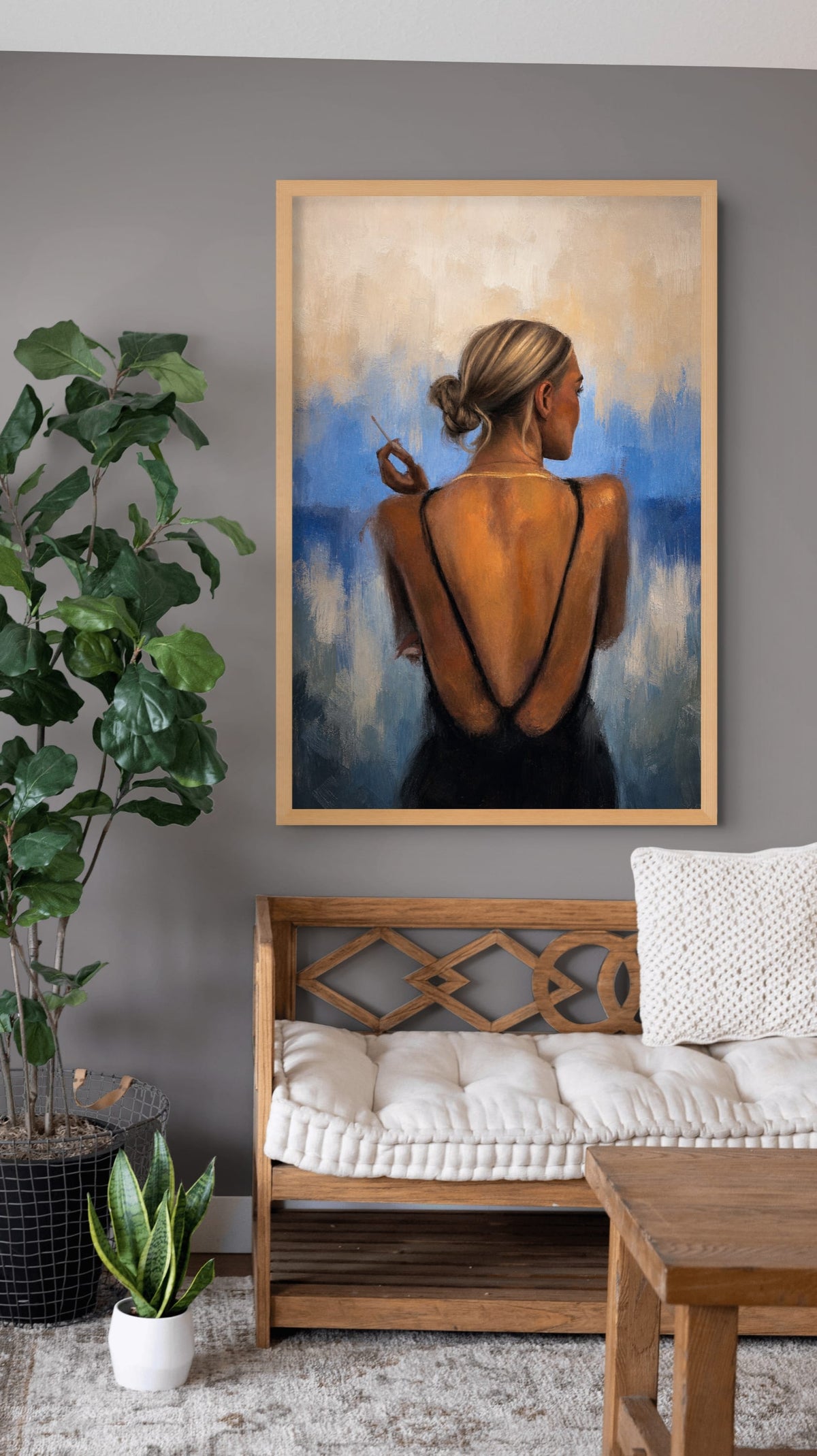 De Lezeres Schilderij