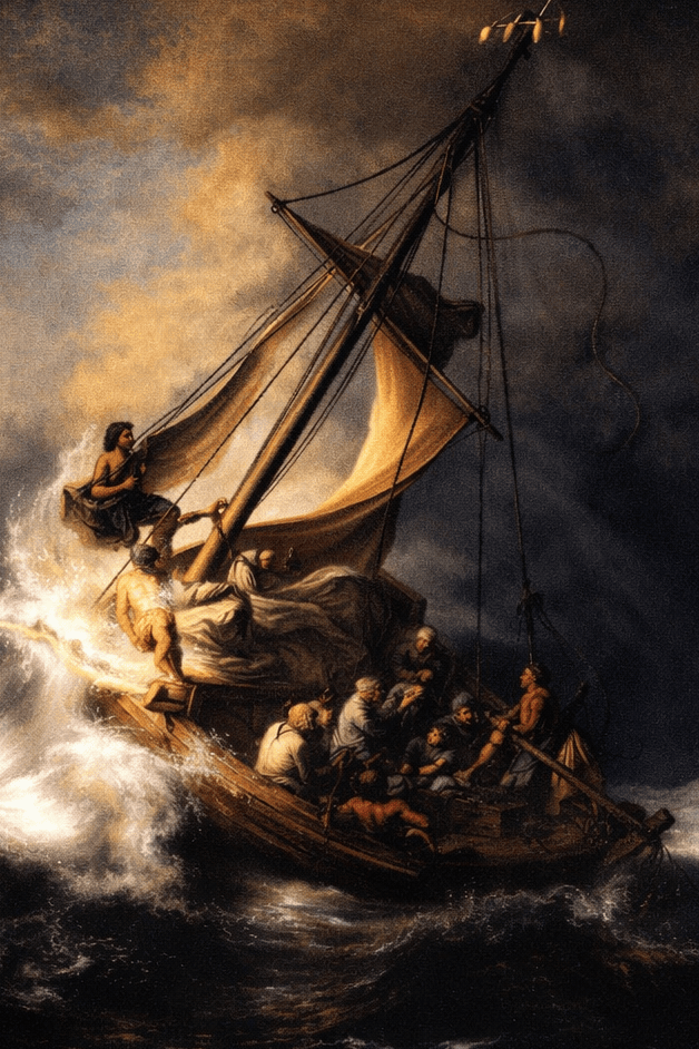 the storm on the sea of gailiee