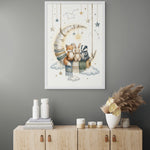 Mondlicht über Porto Celeste – Wandbild auf Leinwand, Aluminium oder Poster