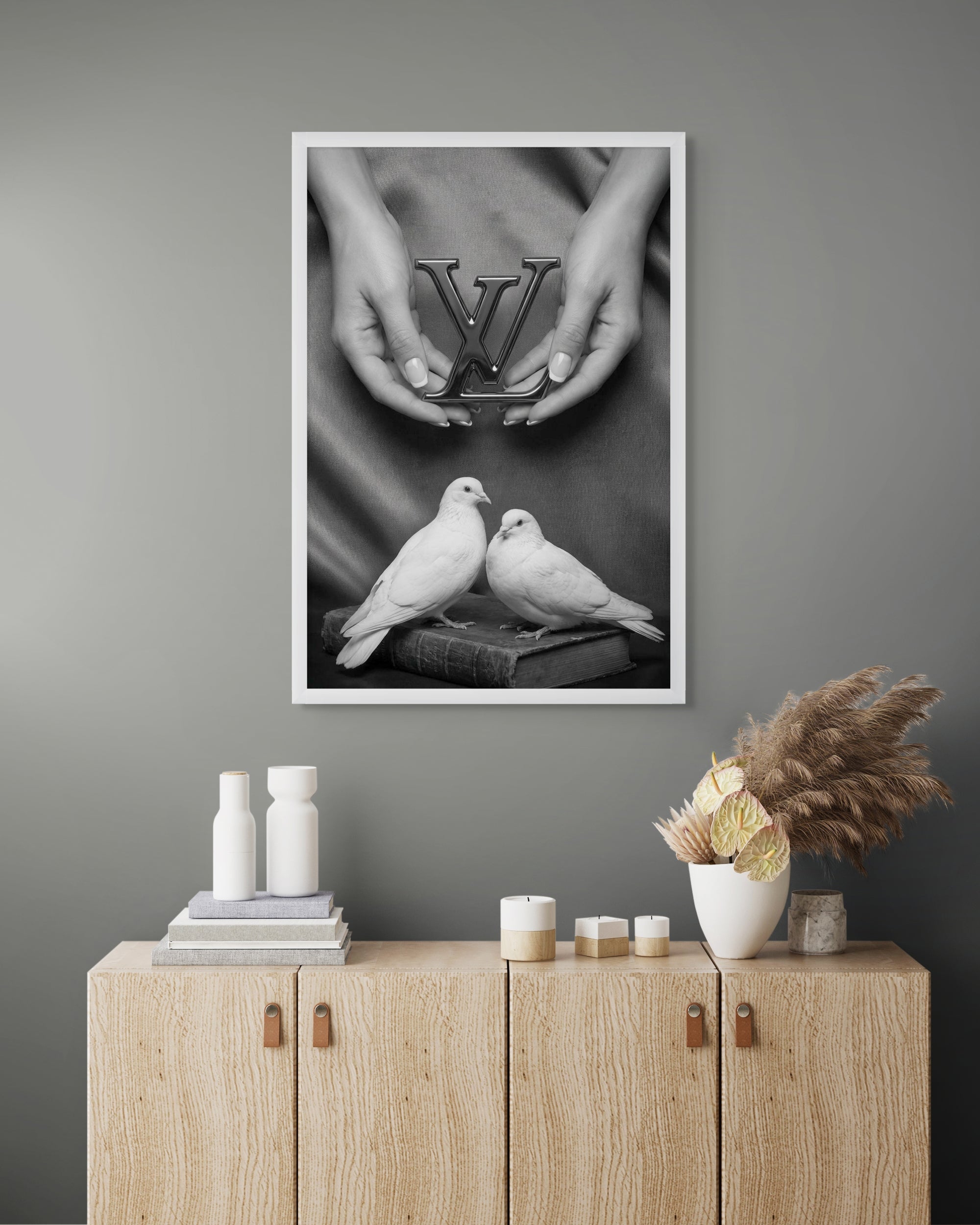 Monochrome Luxe met Witte Duiven