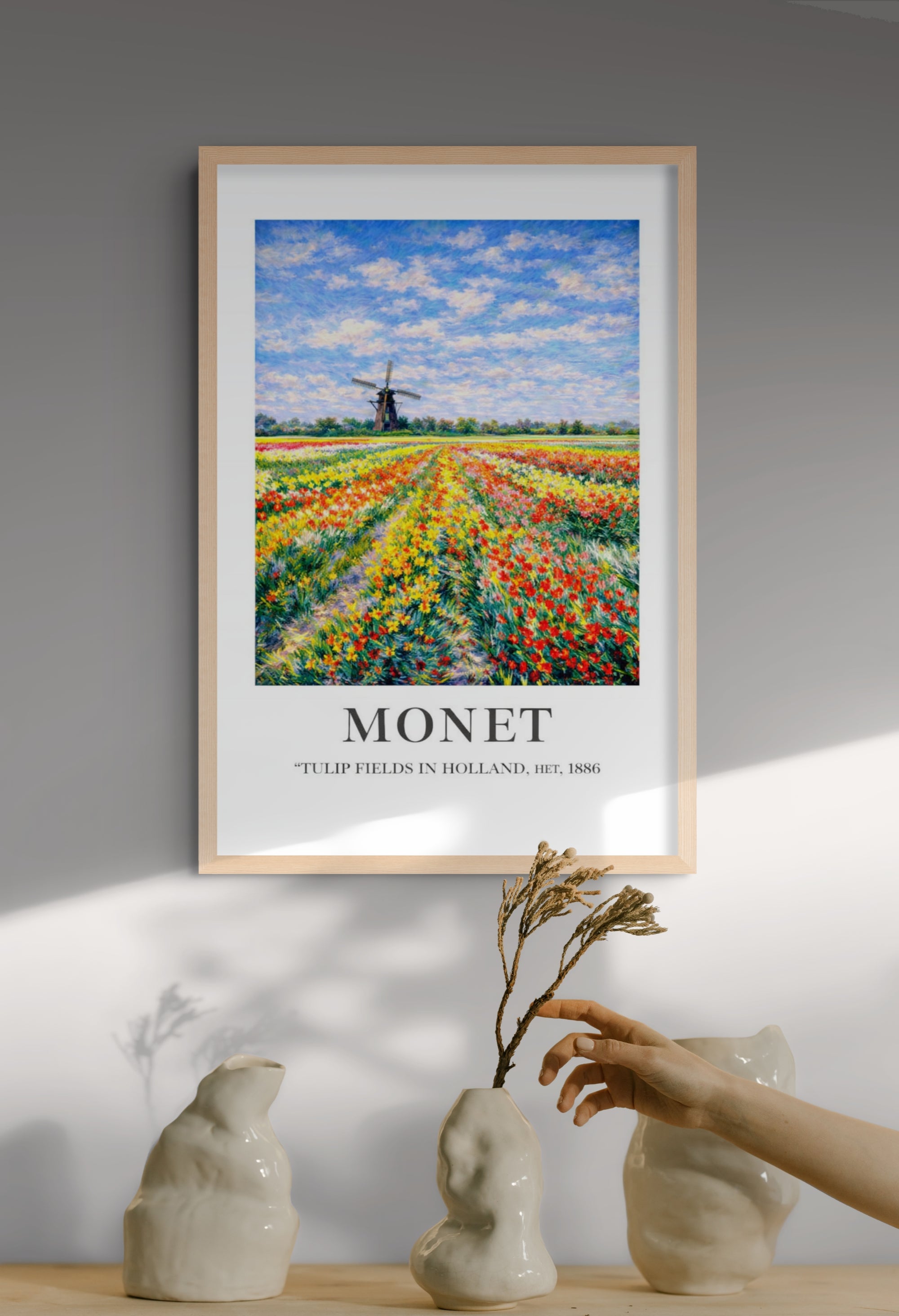 Seidentraum unter Wasserblumen Wandbild