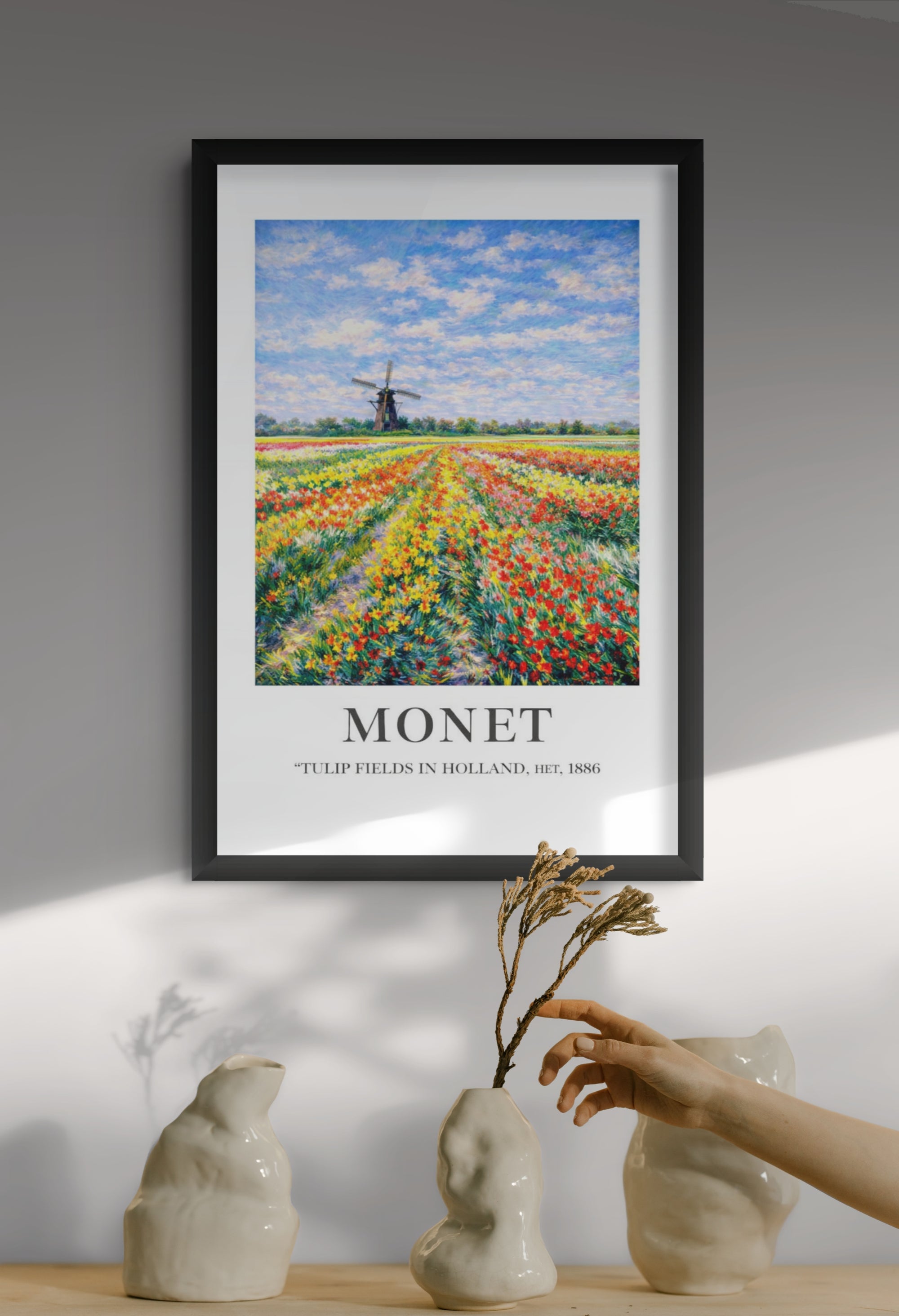 Seidentraum unter Wasserblumen Wandbild