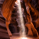 Upper Antelope Canyon zonnestraal wanddecoratie
