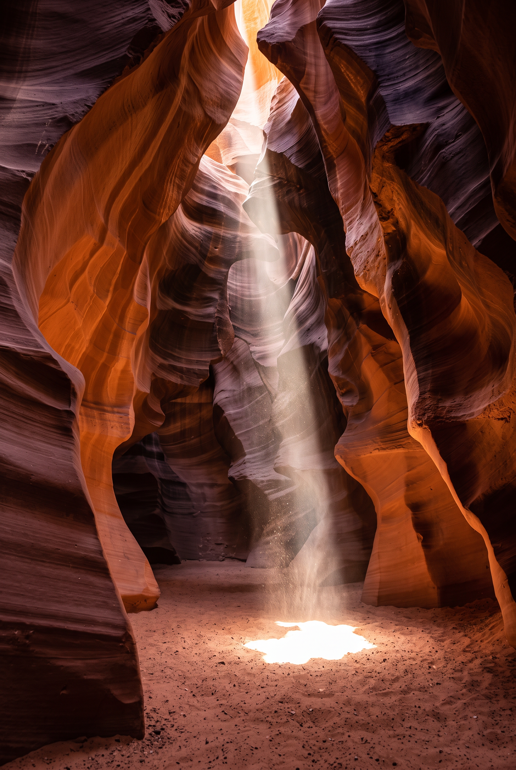 Upper Antelope Canyon zonnestraal wanddecoratie