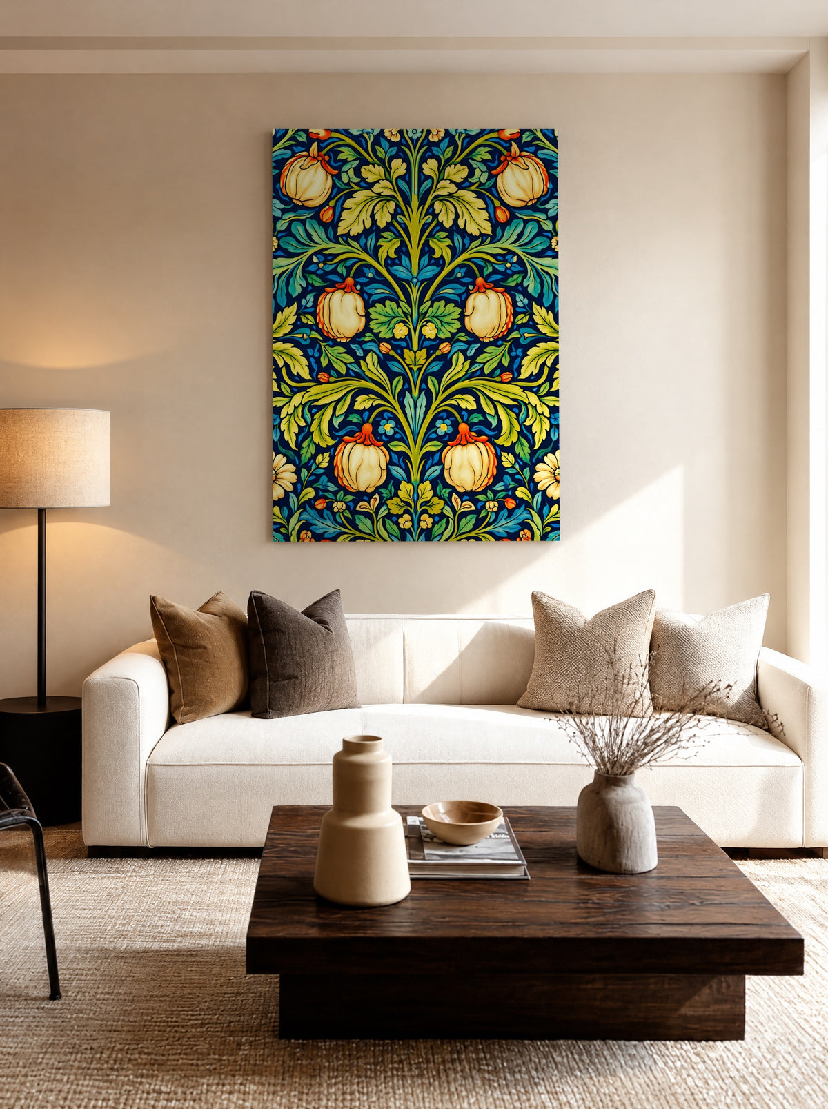 Victoriaanse Tulpenpracht als canvas zonder lijst aan de muur
