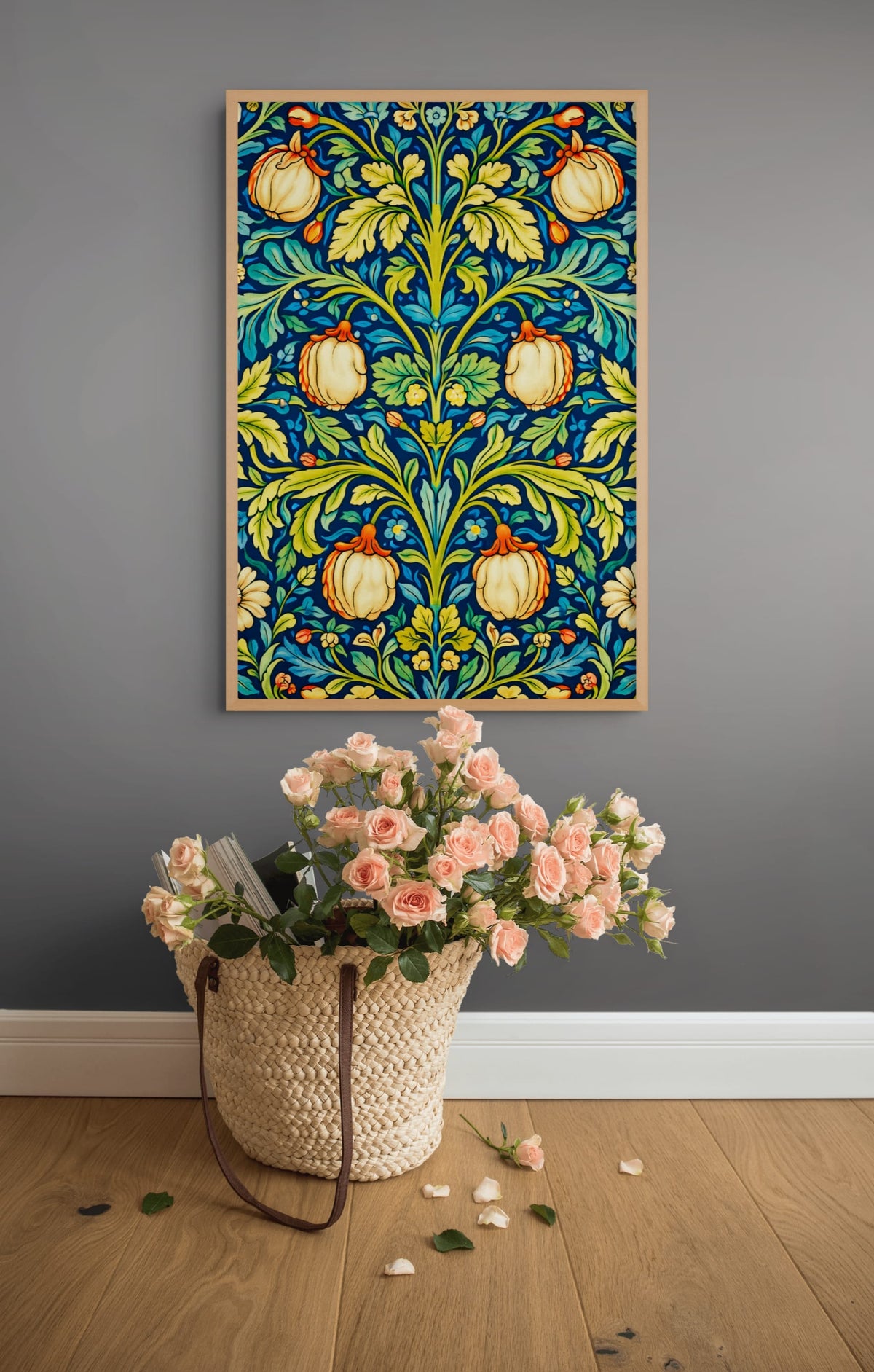 Victoriaanse Tulpenpracht Schilderij