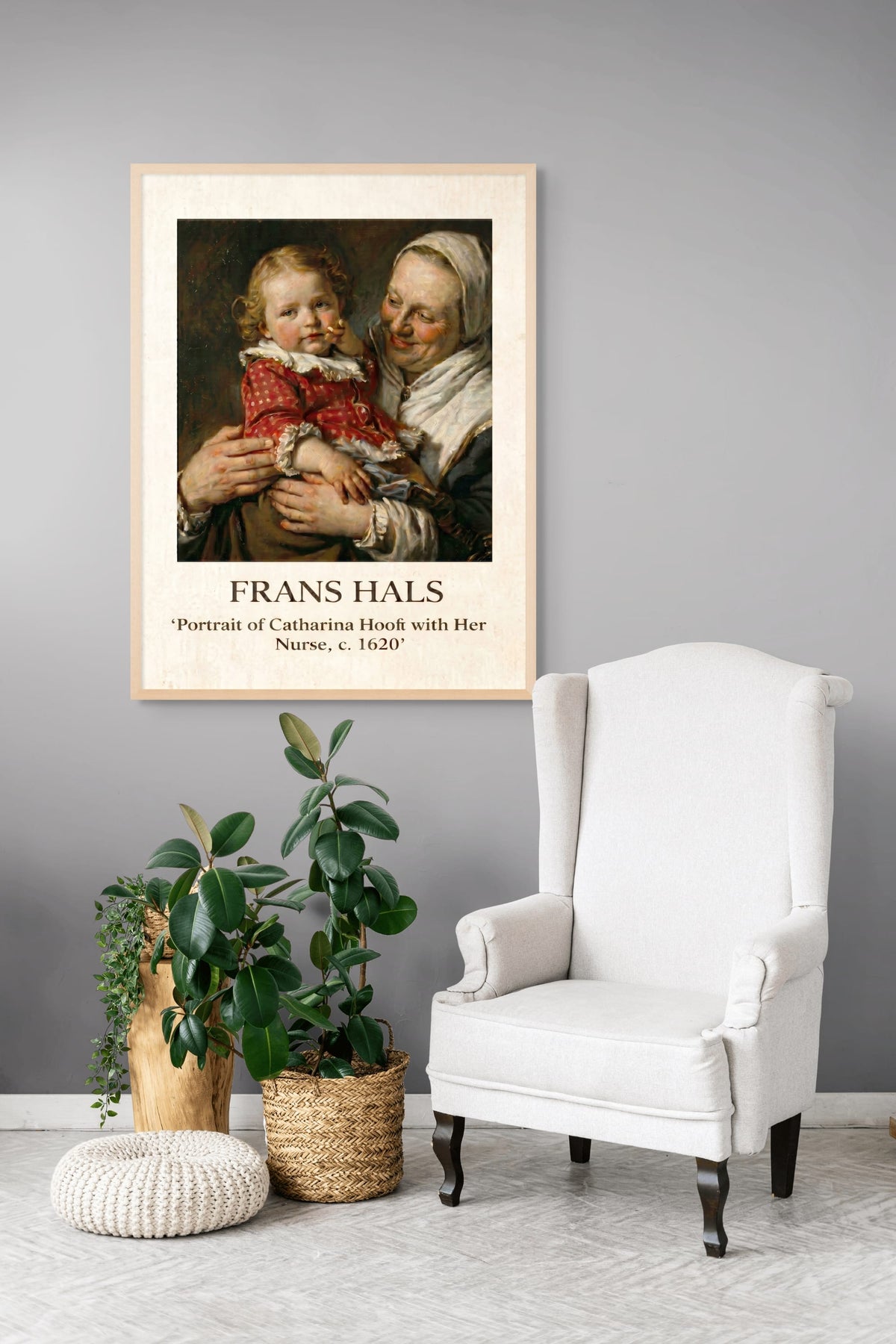 Warme Hände und rosige Wangen – Wandbild auf Leinwand, Aluminium oder Poster