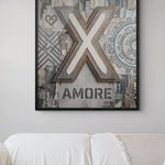 Stylish Fashion Portrait in Silhouette Wall Art